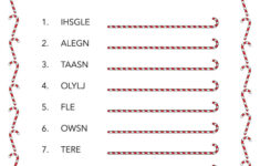 Christmas Word Scrambles - 15 Free Printables | Printabulls throughout Christmas Unscramble Worksheets