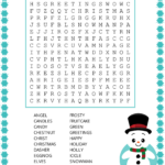 Christmas Word Search (Free Printable Pdf Puzzles) – Diy Projects For Christmas Worksheets Word Search