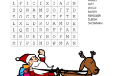 Christmas Word Search (Free Printable Pdf Puzzles) – Diy Projects regarding Christmas Word Match Worksheet