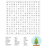 Christmas Word Search Printable (For Kids Or Adults) With Regard To Christmas Word Match Worksheet