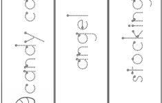 Christmas Word Tracing Practice | A To Z Teacher Stuff Printable for Christmas Words Tracing Worksheets