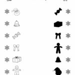 Christmas   Worksheet   Shadow Matching Game | Planerium With Regard To Christmas Matching Worksheet