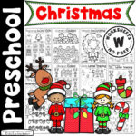 Christmas Worksheets For Preschool   Planning Playtime Within Christmas Theme Preschool Worksheets