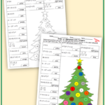 Christmas Worksheets: Order Of Operations With Integers | Teaching In Christmas Order Of Operations Worksheet