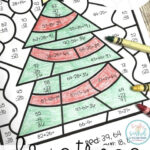 Colornumber Christmas Mystery Pictures: Double Digit Addition With Regard To Christmas Mystery Picture Math Worksheets