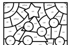 Colorsight Word Christmas Preschool Worksheets regarding Color by Letter Christmas Worksheets