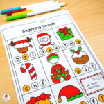 December Worksheets For Kindergarten: Fun And Easy To Use Throughout Christmas Phonics Worksheets For Kindergarten