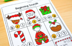 December Worksheets For Kindergarten: Fun And Easy To Use throughout Christmas Phonics Worksheets For Kindergarten