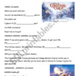 Disney´s   A Christmas Carol  Trailer Gap Fill (2009 Movie)   Esl Within Christmas Movie Worksheets