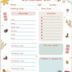 Editable Kids Christmas Wish List, Printable Gift Wish List For Christmas Wishlist Worksheet