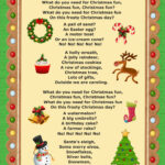 English For Kids Stepstep: Christmas Fun Song For Kids (+ With Regard To Christmas Song Worksheet With Pictures