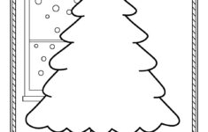 Finish The Drawing - The Christmas Tree - Tim'S Printables inside Christmas Tree Decoration Worksheet