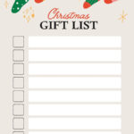 Free And Customizable Holiday Wishlist Templates With Regard To Christmas Wish List Worksheet