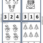 Free Christmas Math Worksheets For Kindergarten   Eduflakes With Christmas Math Worksheet Kindergarten