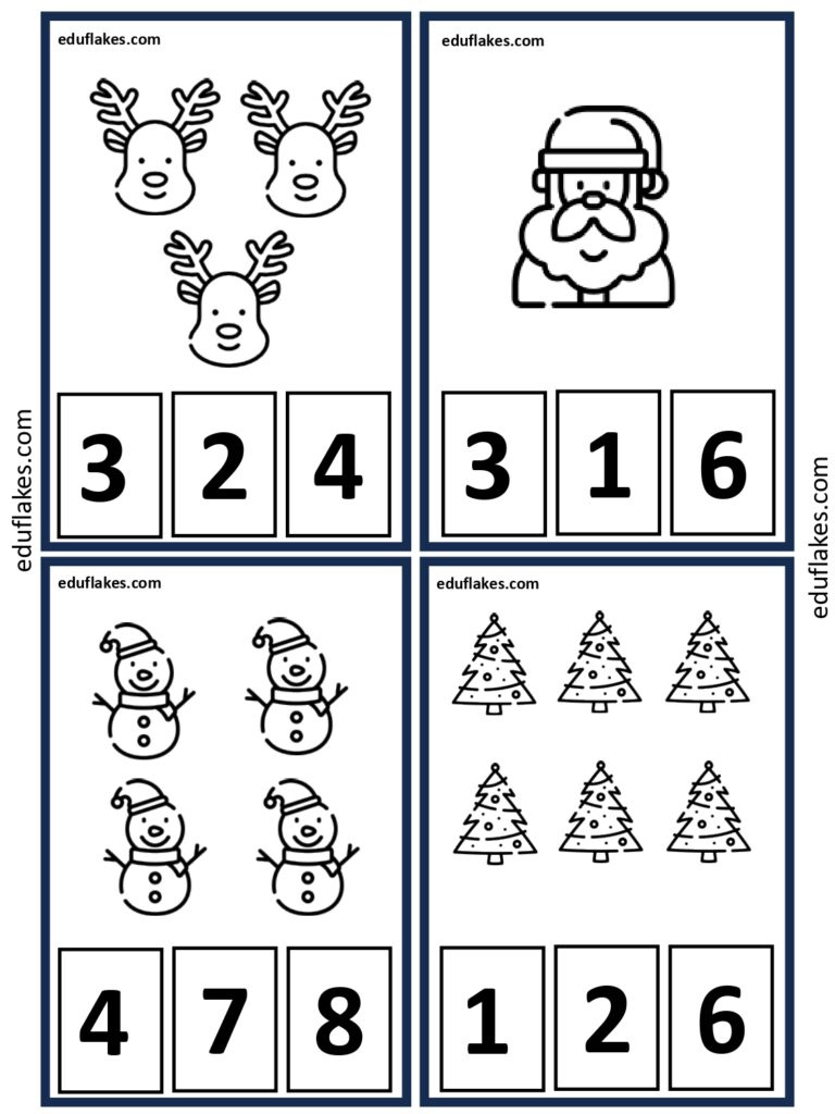 Free Christmas Math Worksheets For Kindergarten - Eduflakes with Christmas Math Worksheet Kindergarten