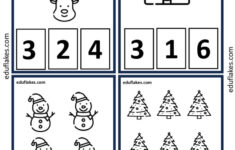 Free Christmas Math Worksheets For Kindergarten - Eduflakes with Christmas Math Worksheets Kindergarten Free