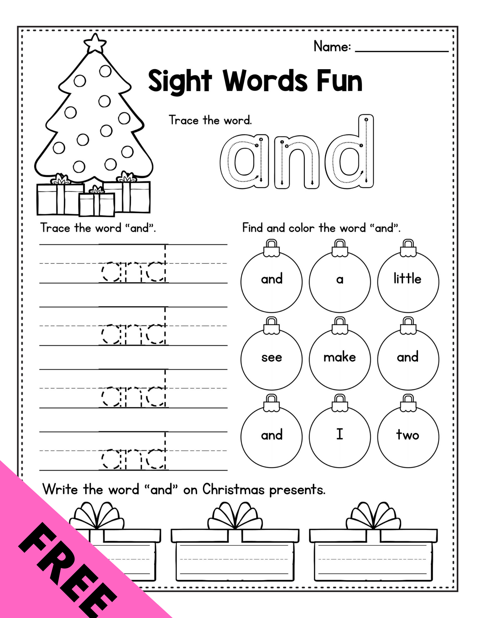 Free Christmas Worksheets For Preschool - Preschool Activities At Home inside Christmas Worksheets For 4 Year Olds