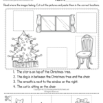 Free Printable Christmas Prepositions Worksheet With Regard To Christmas Prepositions Worksheet