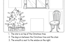 Free Printable Christmas Prepositions Worksheet with regard to Christmas Prepositions Worksheet
