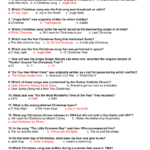 Free Printable Christmas Songs Trivia Quiz Regarding Christmas Songs Worksheet Answers