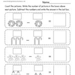 Free Printable Christmas Subtraction Worksheet Within Christmas Subtraction Worksheet