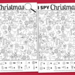 Free Printable I Spy Christmas Activity | Mrs. Merry For Christmas Search And Find Worksheets