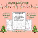 Holiday Print Coping Skills Worksheet Coping Skills Tree Printable Throughout Christmas Tree Guidance Worksheet