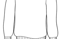 Holiday Sweater Coloring Page Sketch Coloring Page inside Christmas Sweater Worksheet
