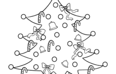 Kindergarten Christmas Tree Coloring Worksheet Printable throughout Christmas Tree Worksheets Kindergarten