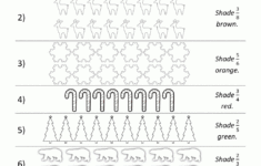 Math Christmas Activities 4Th Grade within Christmas Math Worksheets Fractions