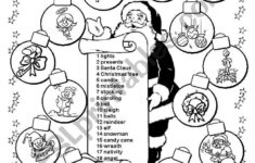 Merry Christmas - Esl Worksheetgabitza pertaining to Christmas Primary Worksheets