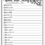 Name That Song" Christmas Game With Regard To Christmas Songs Activities Worksheets