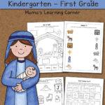 Nativity Worksheet Packet For Kindergarten And First Grade Throughout Christmas Nativity Worksheets