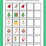 Page 10   Free, Editable Christmas Worksheet Templates | Canva With Christmas Patterns Worksheet