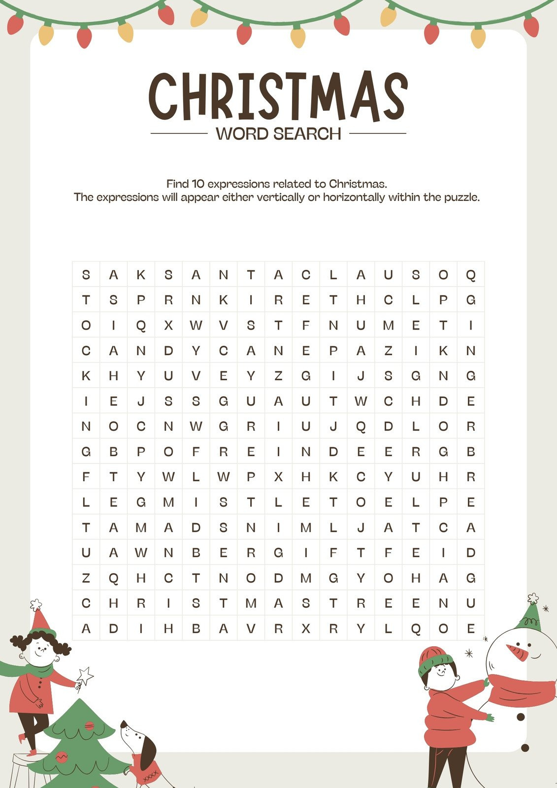 Page 2 - Free, Editable Christmas Worksheet Templates | Canva in Christmas Vacation Worksheet