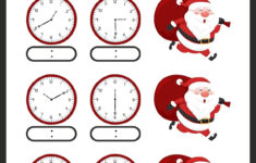 Page 2 - Free, Editable Christmas Worksheet Templates | Canva with Christmas Telling Time Worksheets