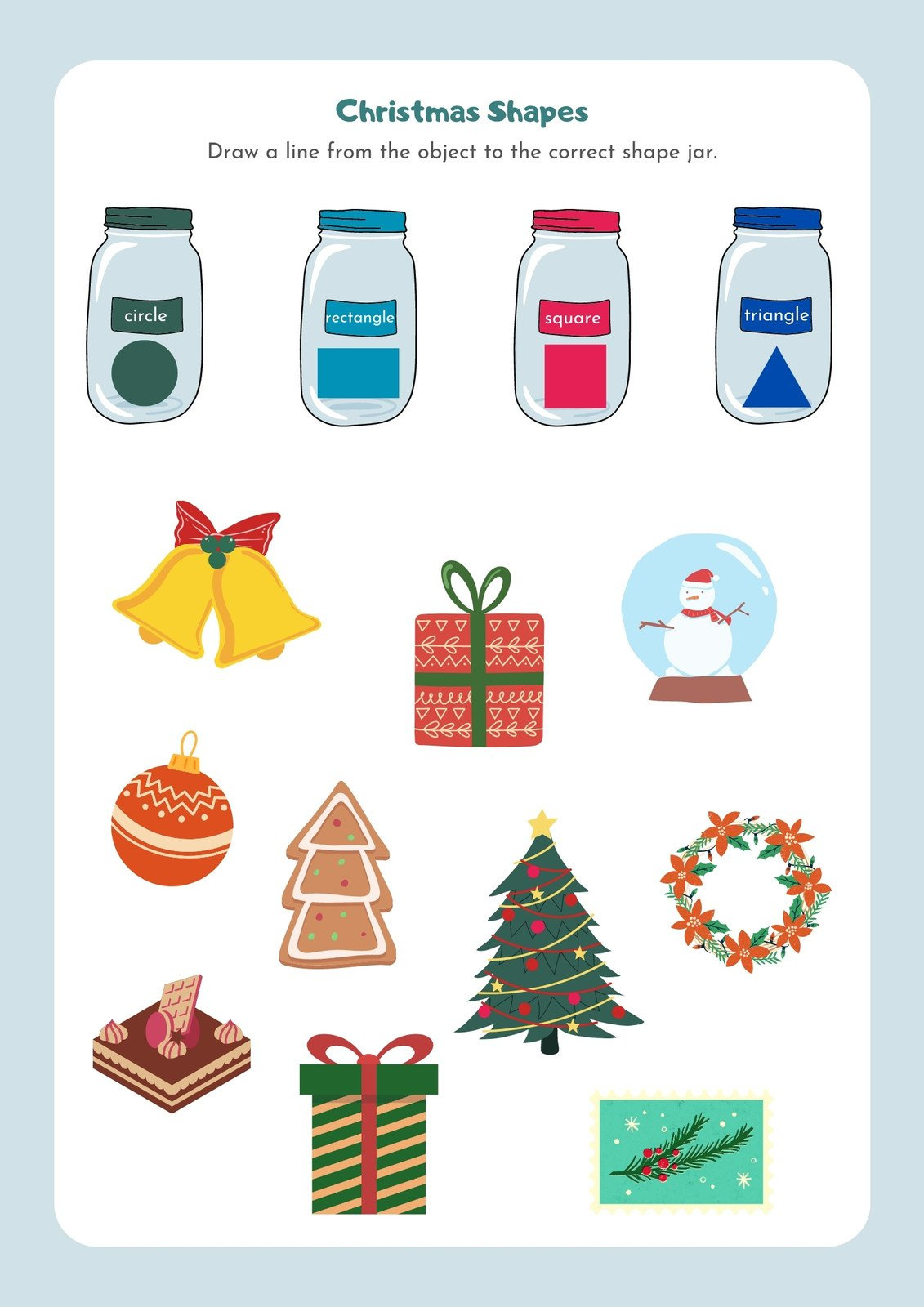 Page 3 - Free, Editable Christmas Worksheet Templates | Canva with Christmas Sorting Worksheet