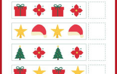 Page 4 - Free, Editable Christmas Worksheet Templates | Canva regarding Christmas Pattern Worksheets Preschoolers