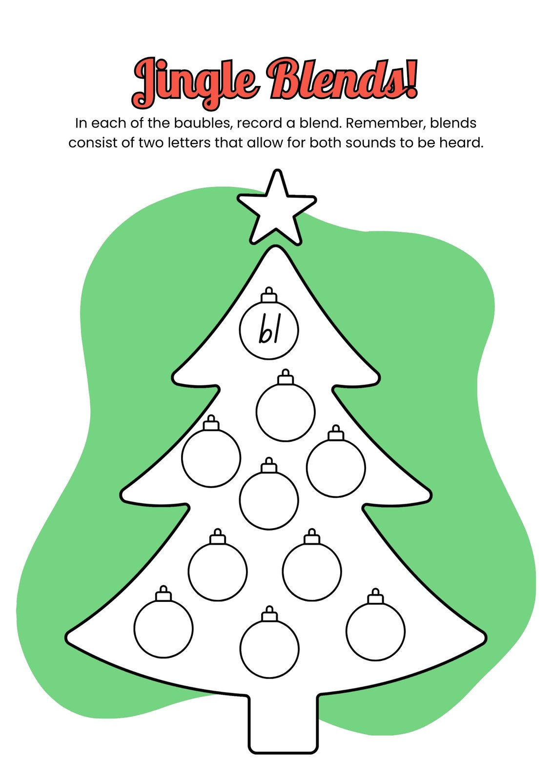 Page 9 - Free, Editable Christmas Worksheet Templates | Canva for Christmas Tree Guidance Worksheet