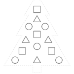 Pin Page For Christmas Tree Shapes Worksheet