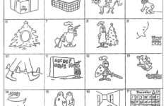 Pin Page inside Christmas Song Picture Worksheet