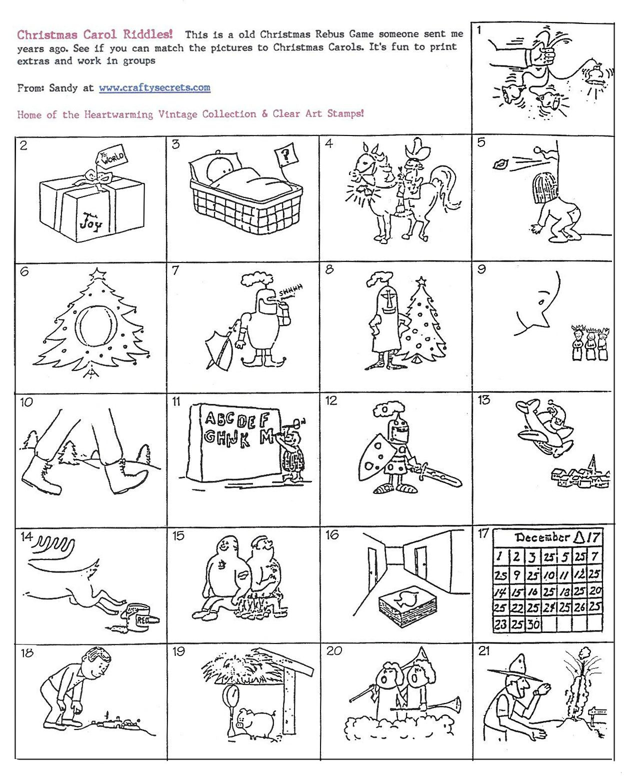 Pin Page inside Christmas Song Picture Worksheet