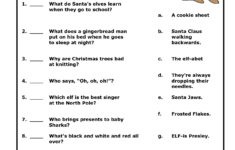 Pin Page pertaining to Christmas Riddles Printable Worksheets
