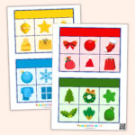 Printable Christmas Color Sorting Activity Inside Christmas Sorting Worksheet