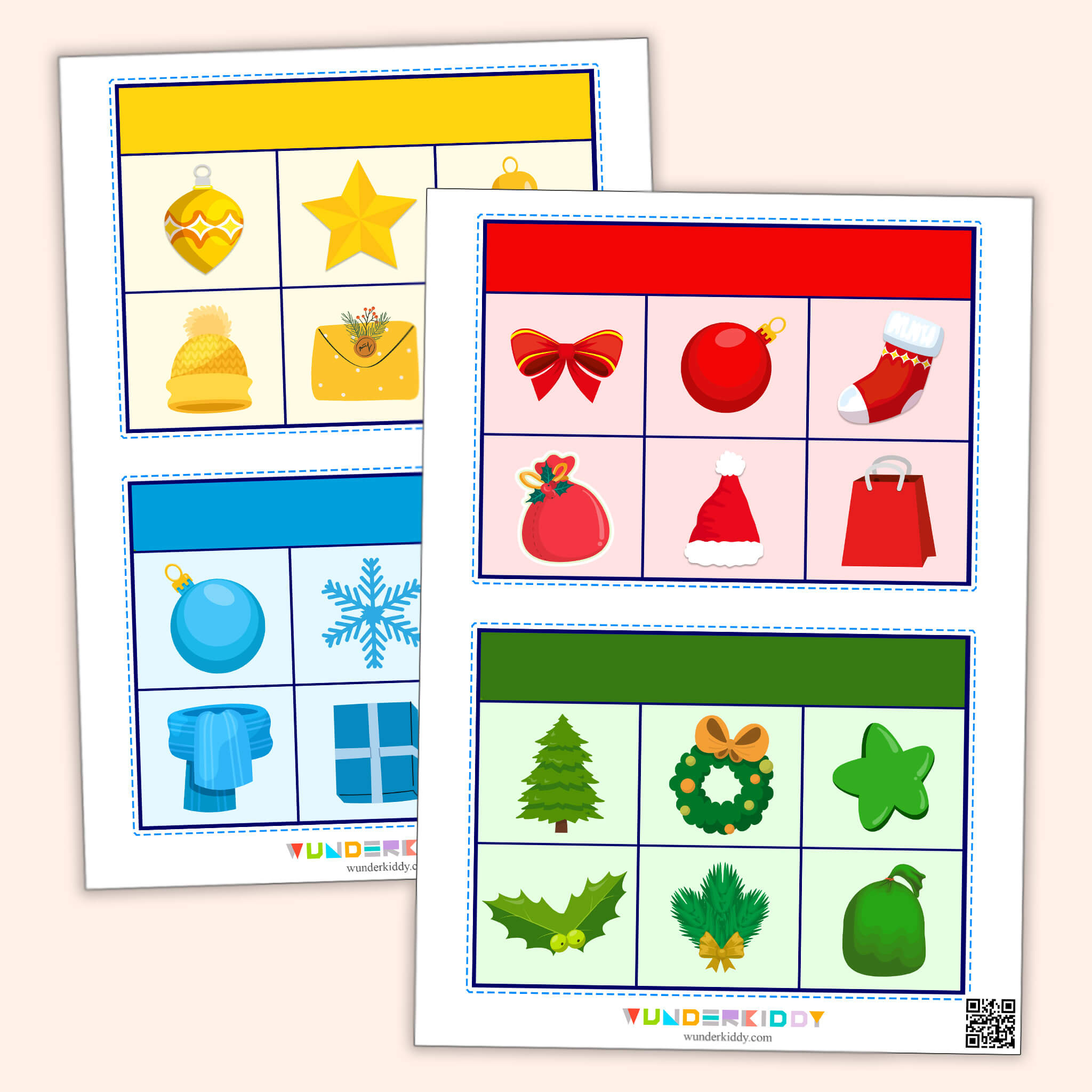Printable Christmas Color Sorting Activity inside Christmas Sorting Worksheet