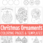 Printable Christmas Ornaments, Coloring Pages, & Blank Templates Pertaining To Christmas Ornament Worksheet