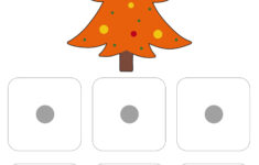 Printable Christmas Tree Color Sorting Preschool Activity in Christmas Sorting Worksheet