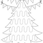 Printable Christmas Tree Pre Writing Worksheets For Kindergarten With Regard To Christmas Tree Worksheets For Preschool