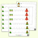 Printable Christmas Writing Practice Worksheets Within Christmas Writing Worksheets For Kindergarten