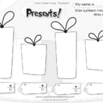 Santa, Where Are You? Worksheet   Presents!   Super Simple Within Christmas Present Worksheet